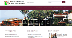 Desktop Screenshot of icoddelosvinos.es